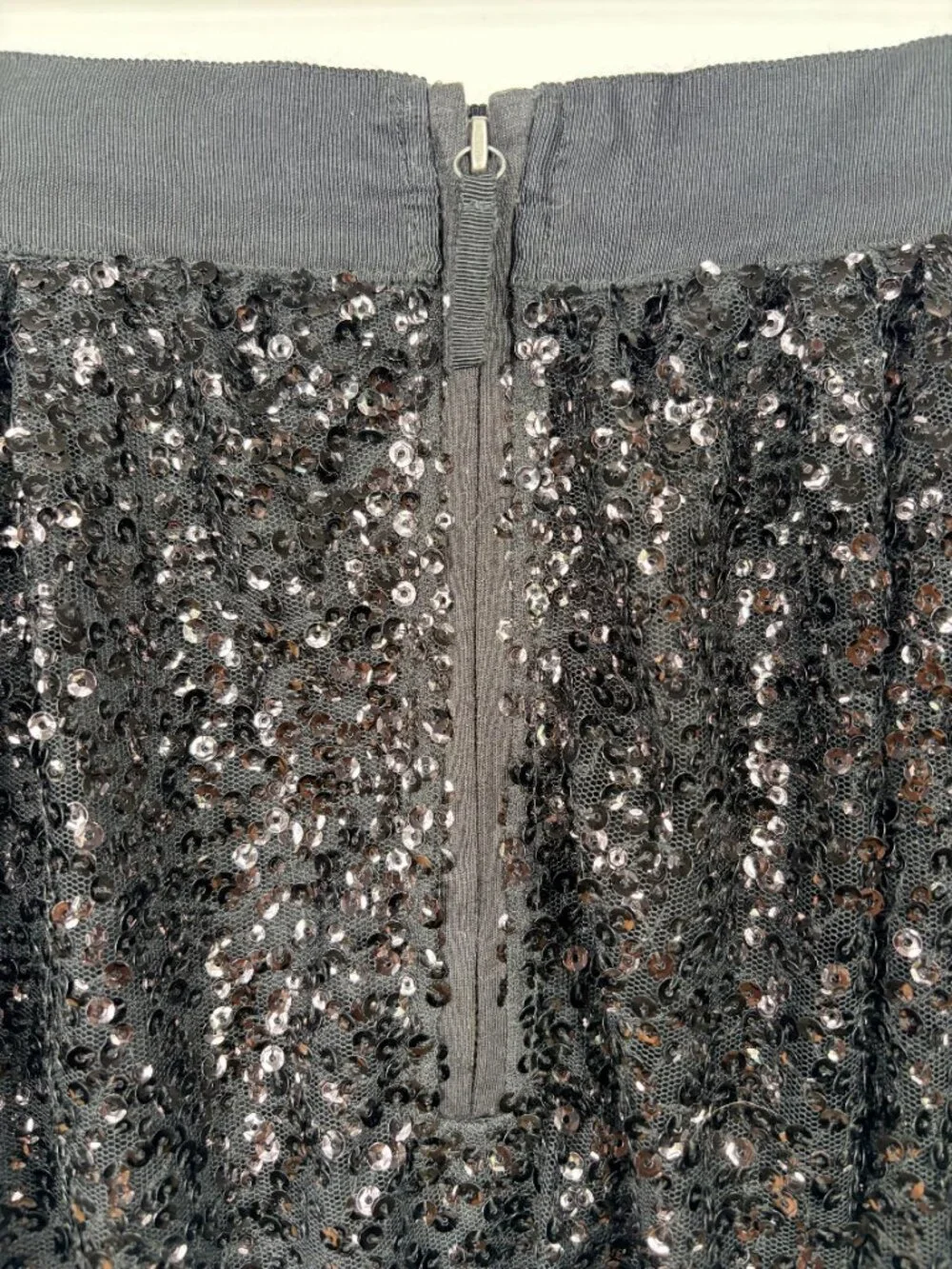 2/$30 J. Crew Starry Night Mini Sequin Skirt Black 2 #A3654